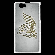 Coque Sony Xperia Z1 Compact Islam A Gris