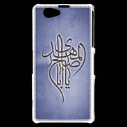 Coque Sony Xperia Z1 Compact Islam B Bleu