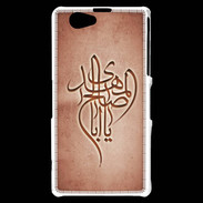 Coque Sony Xperia Z1 Compact Islam B Rouge