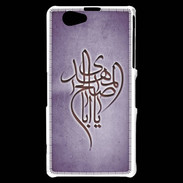 Coque Sony Xperia Z1 Compact Islam B Violet