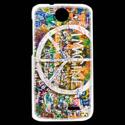Coque HTC Desire 310 Symbole de la paix Imagine