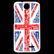Coque HTC Desire 310 Angleterre sur Drapeau 1