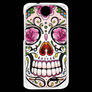 Coque HTC Desire 310 Tête de mort design et coloré