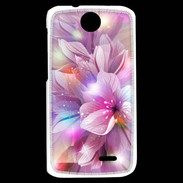 Coque HTC Desire 310 Design Orchidée violette