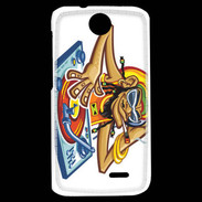 Coque HTC Desire 310 Rasta DJ Jamaïca