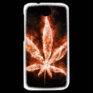 Coque HTC Desire 310 Cannabis en feu