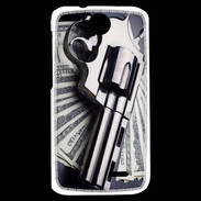 Coque HTC Desire 310 Arme et Dollars
