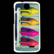 Coque HTC Desire 310 Chaussures à talons colorés 5