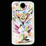 Coque HTC Desire 310 cocktail en dessin