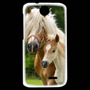 Coque HTC Desire 310 Cheval et poulain