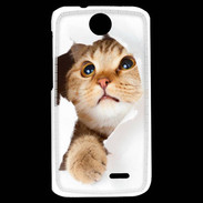 Coque HTC Desire 310 Chaton caché