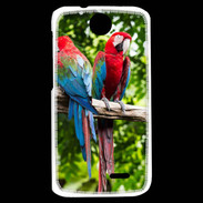Coque HTC Desire 310 Couple de macaw