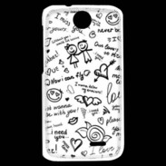 Coque HTC Desire 310 Mélange de mots