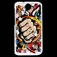 Coque HTC Desire 310 Graffiti free fight