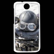 Coque HTC Desire 310 Casque de moto vintage