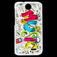Coque HTC Desire 310 Graffiti Musique