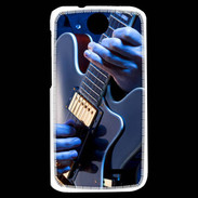 Coque HTC Desire 310 Musicien à la guitare 10