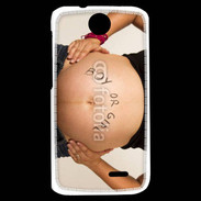 Coque HTC Desire 310 Femme enceinte ventre 