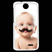 Coque HTC Desire 310 Bébé avec moustache