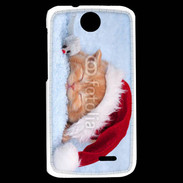 Coque HTC Desire 310 Chaton Noël 2