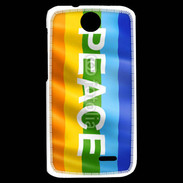 Coque HTC Desire 310 Rainbow peace 5