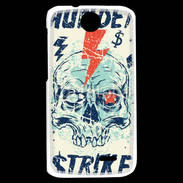 Coque HTC Desire 310 Tête de Mort Thunder Strike