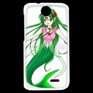 Coque HTC Desire 310 Fille manga verte