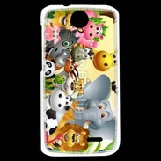 Coque HTC Desire 310 Cartoon animaux fun