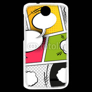 Coque HTC Desire 310 Comic strip speech bubbles