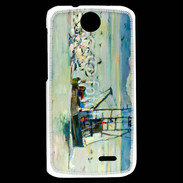 Coque HTC Desire 310 Peinture bateau de pêche