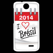 Coque HTC Desire 310 I love Bresil 2014