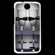 Coque HTC Desire 310 Coupe de champagne gay