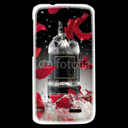 Coque HTC Desire 310 Bouteille alcool pétales de rose glamour
