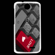 Coque HTC Desire 310 clavier love