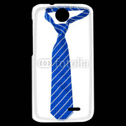 Coque HTC Desire 310 Cravate bleue
