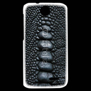 Coque HTC Desire 310 Effet crocodile noir