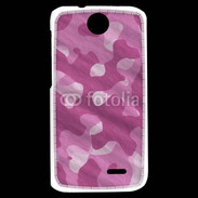 Coque HTC Desire 310 Camouflage rose