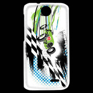 Coque HTC Desire 310 Course de voiture rétro