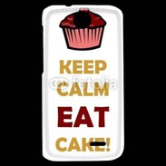 Coque HTC Desire 310 Keep calm eat cake