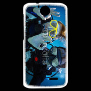 Coque HTC Desire 310 Couple de plongeurs