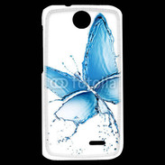 Coque HTC Desire 310 Papillon en eau