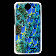 Coque HTC Desire 310 Banc de poissons bleus