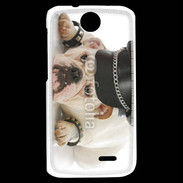 Coque HTC Desire 310 Bulldog village people