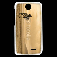 Coque HTC Desire 310 Ballade à cheval sur la plage