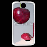 Coque HTC Desire 310 Cerise et bouche 3
