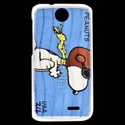 Coque HTC Desire 310 Snoopy timbre poste
