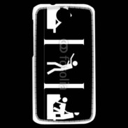 Coque HTC Desire 310 humour panneau 3