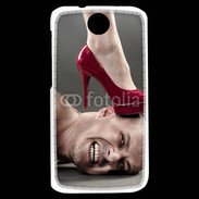 Coque HTC Desire 310 Homme sous escarpin 2