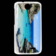 Coque HTC Desire 310 Crique paradisiaque 