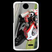 Coque HTC Desire 310 Moto sur circuit